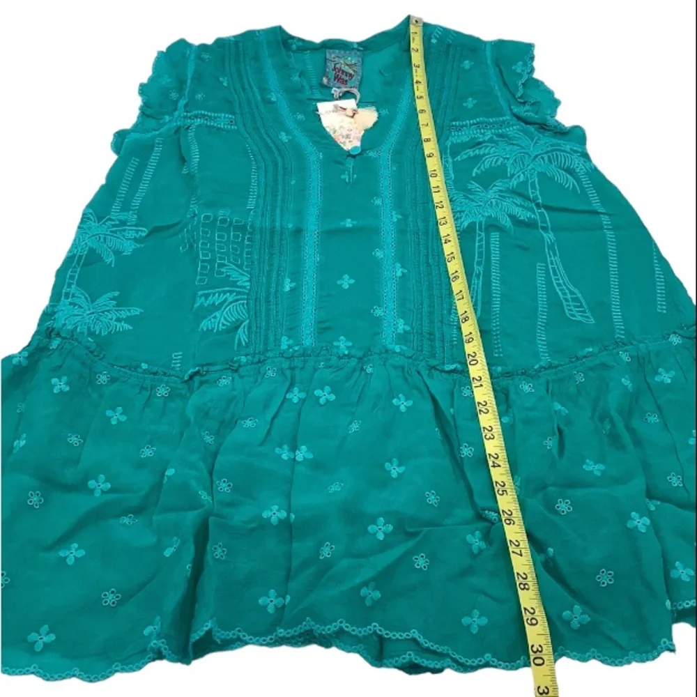 Johnny Was Palm Oriana Embroidered Tunic Size Small - Picture 14 of 16